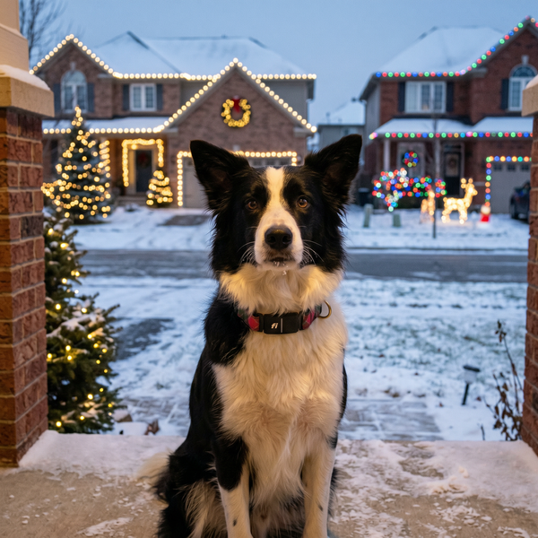 Fi Collar Band - Yuletide Check