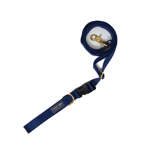 Navy Blue - 8 ft. Hands Free Adjustable Leash  Navy Blue - 8 ft. Hands Free Adjustable Leash