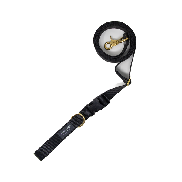 Black - 8 ft. Hands Free Adjustable Leash  Black - 8 ft. Hands Free Adjustable Leash