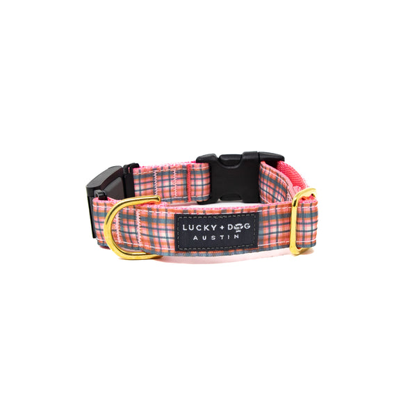 Fi Collar Band - Rosehip Check