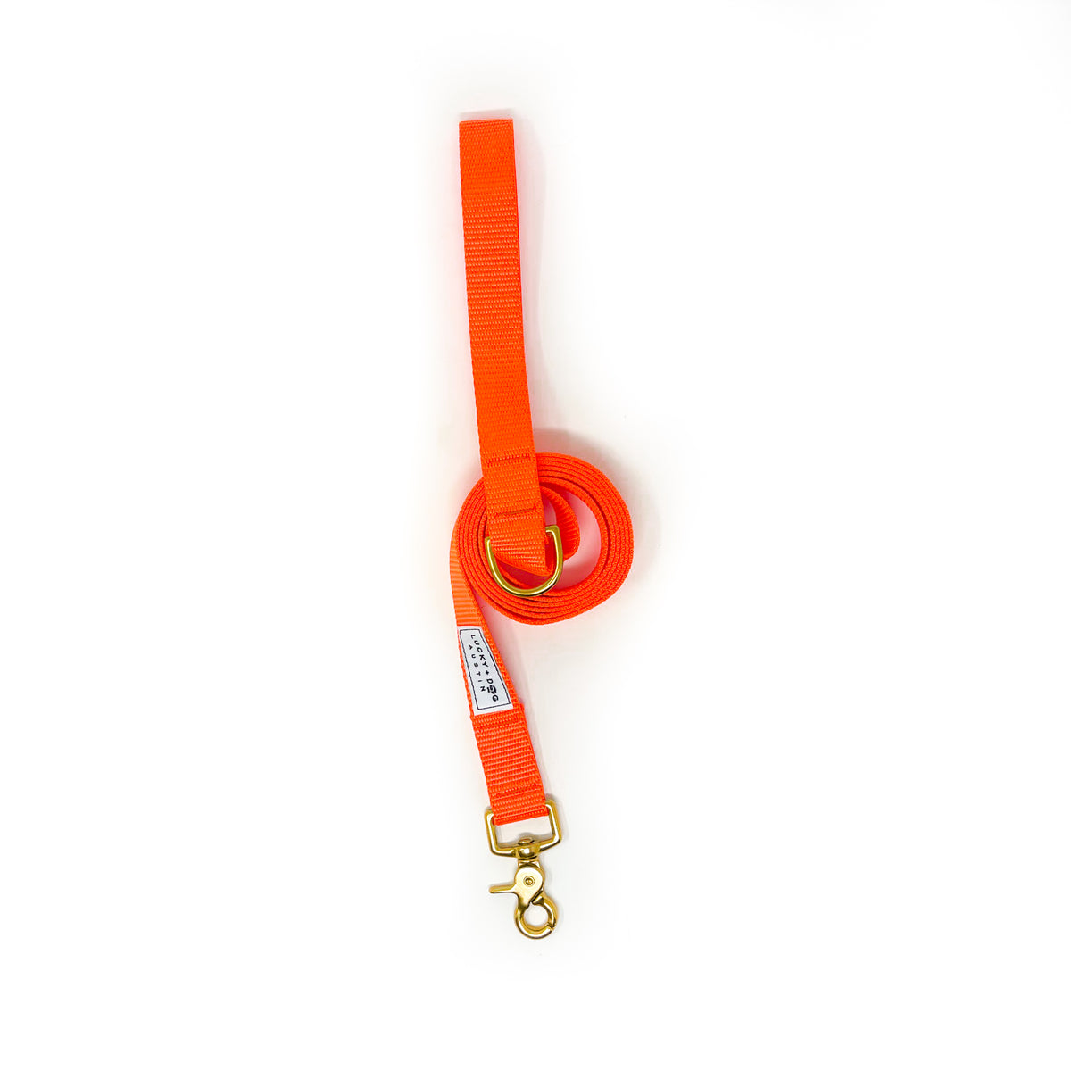 42 inch Banded Collar Orange Fabclub Cotton Flex Solid Plain Front