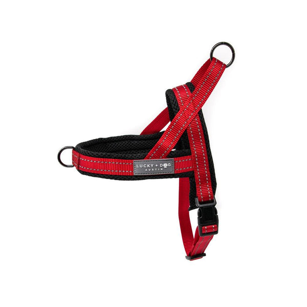 Quick-Fit No-Pull Harness - Red