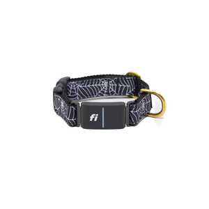Fi Collar Band - Black Spider Web  Fi Collar Band - Black Spider Web