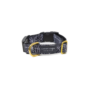 Fi Collar Band - Black Spider Web  Fi Collar Band - Black Spider Web