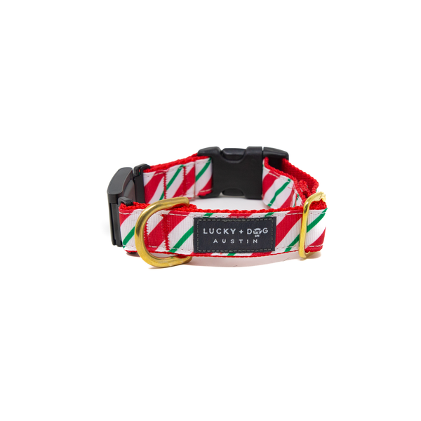 Fi Collar Band - Candy Cane Stripe