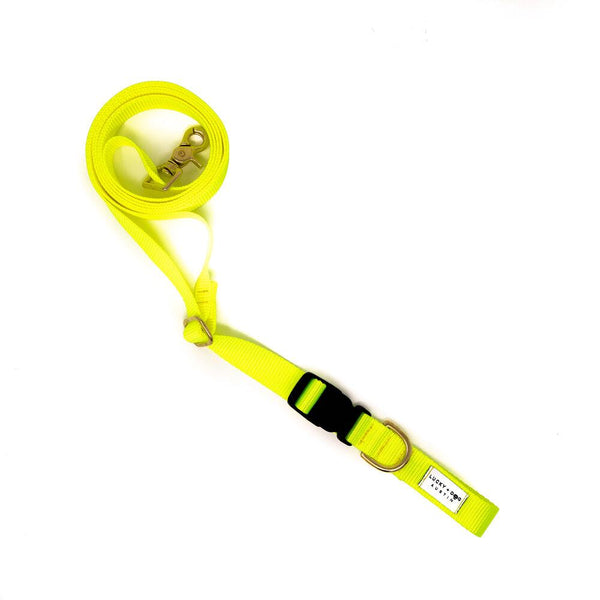 Bright Yellow - 8 ft. Hands Free Adjustable Leash